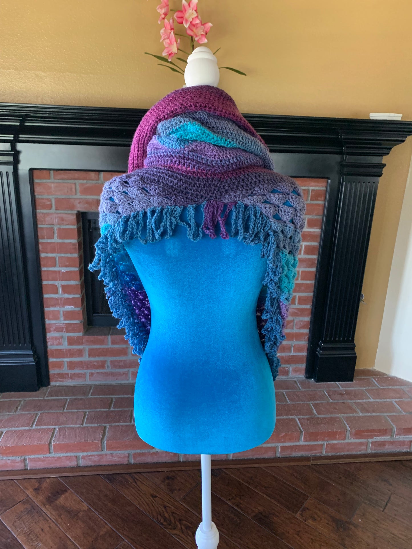 Bandana Cowl Scarf Hoodie